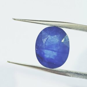 Blue Sapphire (Neelam Stone) Lab-Certified & Abhimantrit 8.25 Carat - Image 7