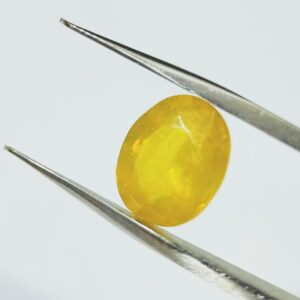 Yellow Sapphire (Pukhraj) Certified & Abhimantrit- 6.25 Carat - Image 2