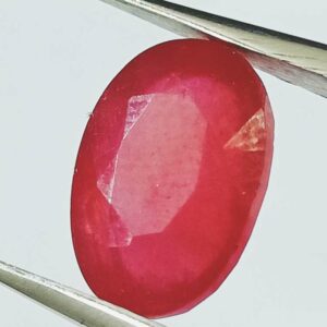 Abhimantrit Natural Ruby Stone (Manik) Lab Certified-7.25 Carat - Image 4
