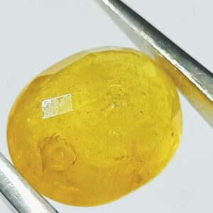 Yellow Sapphire (Pukhraj) Certified & Abhimantrit- 7.25 Carat - Image 5