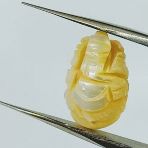 Abhimantrit Lord Ganesha carved Moti (Pearl) & Lab-Certified Carat 8.4 - Image 6