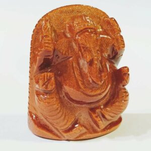 Ganesh Ji Idol-Gold Stone Lab-Certified & Abhimantrit 63 Gram - Image 6