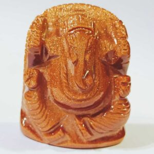 Ganesh Ji Idol-Gold Stone Lab-Certified & Abhimantrit 63 Gram - Image 4