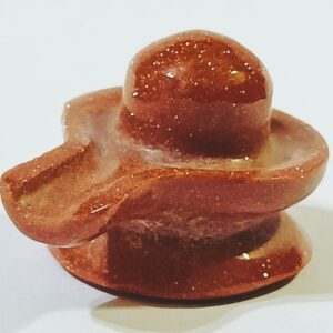 Gold Stone Shivling Lab -Certified & Abhimantrit 13.93 Gram - Image 4