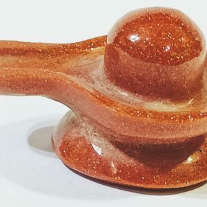 Gold Stone Shivling Lab -Certified & Abhimantrit 13.93 Gram - Image 3