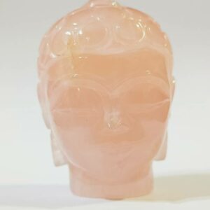 Rose quartz stone Buddha head 104 Grams Lab-Certified & Abhimantrit - Image 6