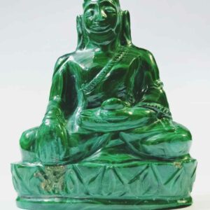 Abhimantrit Malachite Stone Lord Buddha Murti (idol) Lab-Certified 81 Gram - Image 6