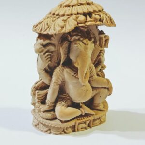 Lab- Certified Wooden Ganesh ji Murti (Idol) & Abhimantrit 25 Gram - Image 5