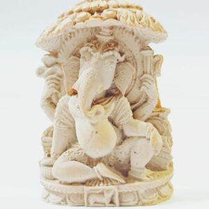 Lab- Certified Wooden Ganesh ji Murti (Idol) & Abhimantrit 25 Gram - Image 3