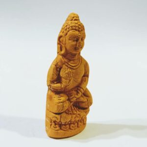 Abhimantrit Wooden Lord Buddha Murti (Idol) & Lab-Certified 30 Gram - Image 2
