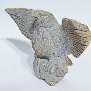Abhimantrit Natural Agate Eagle Statue (Murti) & Lab-Certified 310 Gram - Image 7