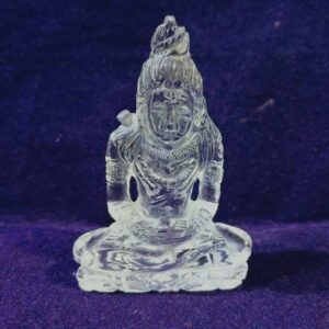 Abhimantrit Sphatik Mahadev Murti (Idol) & Lab- Certified 64 Gram - Image 5