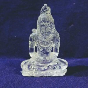 Abhimantrit Sphatik Mahadev Murti (Idol) & Lab- Certified 64 Gram - Image 3