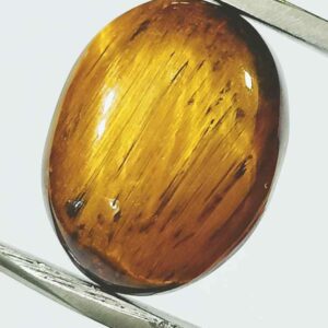 Abhimantrit Tiger Eye Gemstone & Lab Certified-11.25 Carat - Image 4