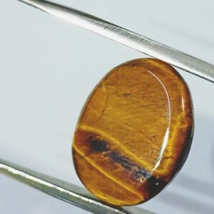 Abhimantrit Tiger Eye Gemstone & Lab Certified-14.25 Carat - Image 6