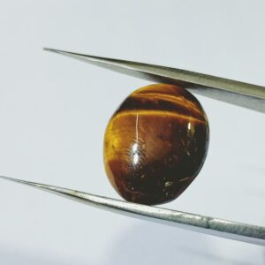 Abhimantrit Tiger Eye Gemstone & Lab Certified-14.25 Carat - Image 5