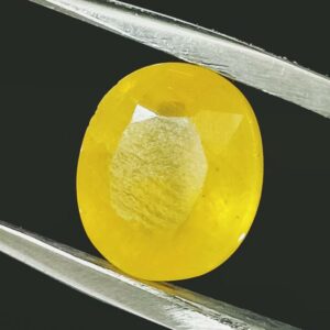 Certified Yellow Sapphire (Pukhraj) & Abhimantrit- 5.25 Carat - Image 5