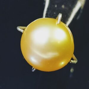 Abhimantrit Natural Yellow Pearl (Moti) Stone - 4 Carat - Image 1