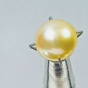 Abhimantrit Natural Yellow Pearl (Moti) Stone - 4 Carat - Image 5