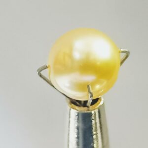 Abhimantrit Natural Yellow Pearl (Moti) Stone - 4 Carat - Image 4