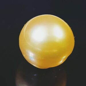 Abhimantrit Natural Yellow Pearl (Moti) Stone - 4 Carat - Image 3