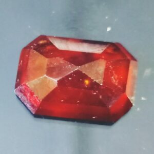 Abhimantrit Hessonite (Gomed) Square shape Stone- 7.25 Carat - Image 2