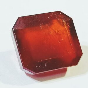 Abhimantrit Hessonite (Gomed) Square Shape Stone - 8.25 Carat - Image 3