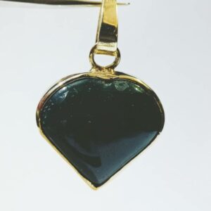 Natural Aventurine in silver locket & Lab -Certified  23 carats - Image 3