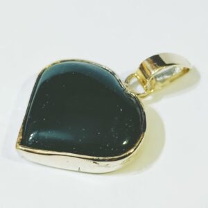 Natural Aventurine in silver locket & Lab -Certified  23 carats - Image 4