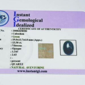 Natural Aventurine  Original & Abhimantrit 13.5 carat - Image 2