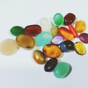 Abhimantrit Natural Nav Ratan Gemstone Set for Vastu Nivaran (20 Pieces of stones) & Lab- Certified - Image 3