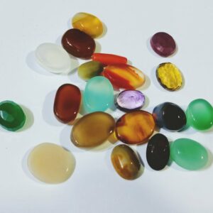 Abhimantrit Natural Nav Ratan Gemstone Set for Vastu Nivaran (20 Pieces of stones) & Lab- Certified - Image 4