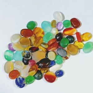 Abhimantrit Natural Nav Ratan Gemstone Set for Vastu Nivaran (63 Pieces of stones) & Lab- Certified - Image 4