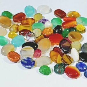 Abhimantrit Natural Nav Ratan Gemstone Set for Vastu Nivaran (63 Pieces of stones) & Lab- Certified - Image 5