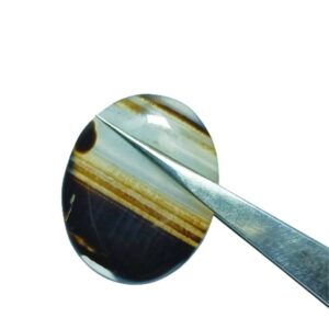 Lab Certified Sulemani Hakik (Agate) Stone & Abhimantrit  40 Carat - Image 3