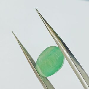 Lab Certified Panna Stone Oval shape - 7.25 Carat - Image 7