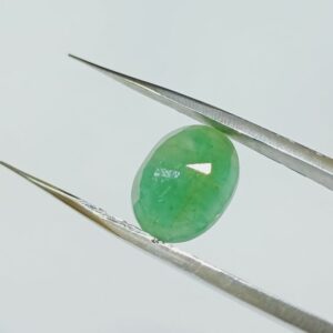 Lab Certified Panna Stone Oval shape - 7.25 Carat - Image 5
