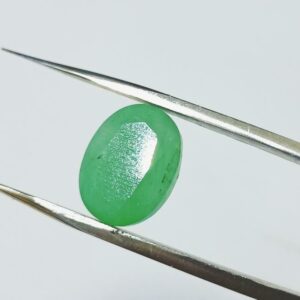 Panna Stone Oval shape & Abhimantrit - 8.25 Carat - Image 7