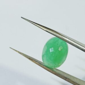 Panna Stone Oval shape & Abhimantrit - 8.25 Carat - Image 4