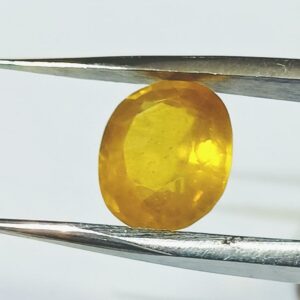 Abhimantrit Yellow Sapphire (Pukhraj) - 7.25 Carat - Image 7