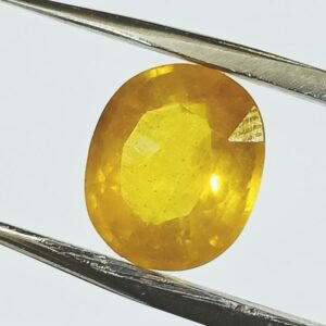 Abhimantrit Yellow Sapphire (Pukhraj) - 7.25 Carat - Image 6