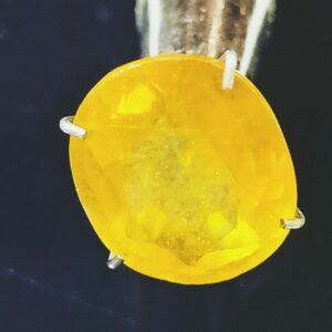 Abhimantrit Yellow Sapphire (Pukhraj) - 7.25 Carat - Image 5