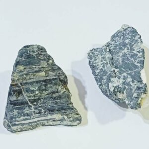 Natural Black Tourmaline 2 Pieces Raw Stone & Abhimantrit - Image 3