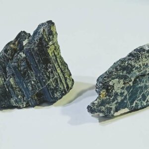Natural Black Tourmaline 2 Pieces Raw Stone & Abhimantrit - Image 4