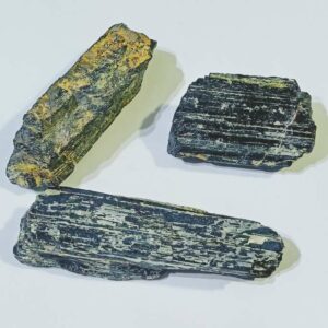 Natural Black Tourmaline 3 Pieces Raw Stone & Abhimantrit - Image 4