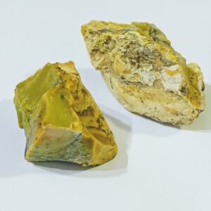 Green Quartz 2 Pieces Genuine & Abhimantrit Raw Stone - Image 3