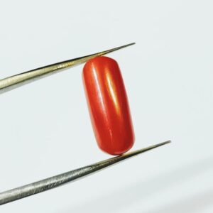 Abhimantrit Natural Red Coral Stone & Lab-Certified  8.25 Carat - Image 3