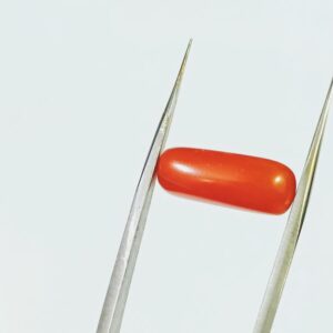 Genuine Red Coral/ Moonga Stone & Certified 6.25 Carat - Image 4