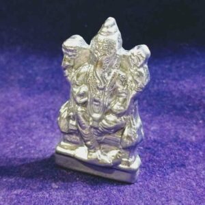Parad Ganesh Idol / Murti / Parad - ( Abhimantrit ) 56 Gram - Image 4