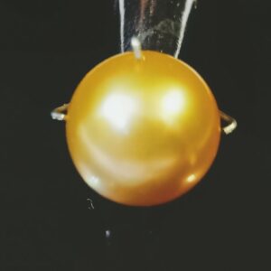 Abhimantrit Natural Yellow Pearl (Moti) Stone & Lab Certified- 9 Carat - Image 5